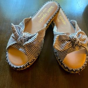 Kate Spade Striped Sandals
